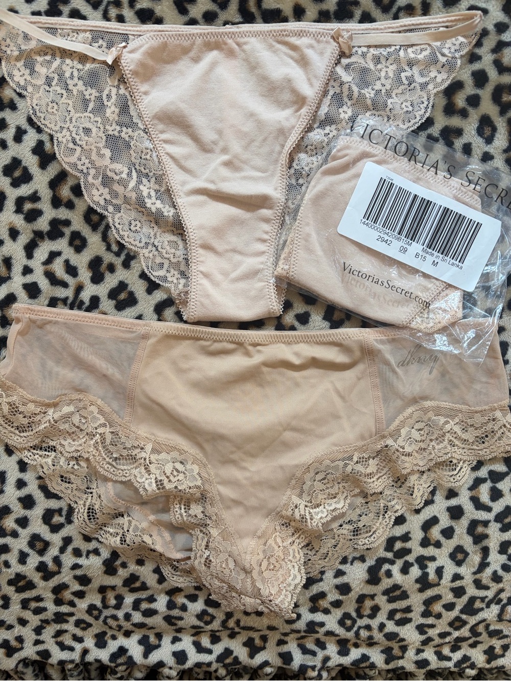 3 pairs Victoria Secret Pink Label never worn